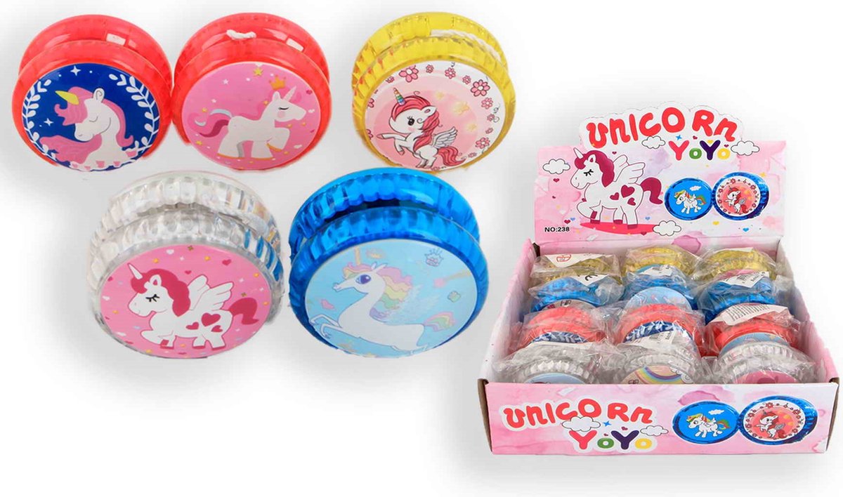 Kinder traktatie uitdeelcadeau |   Unicorn / eenhoorn met lichtje